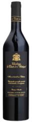 black win bottle with black label and gold letter of le noir et or, organic red wine from château la tour de l’evêque vineyard in Frence